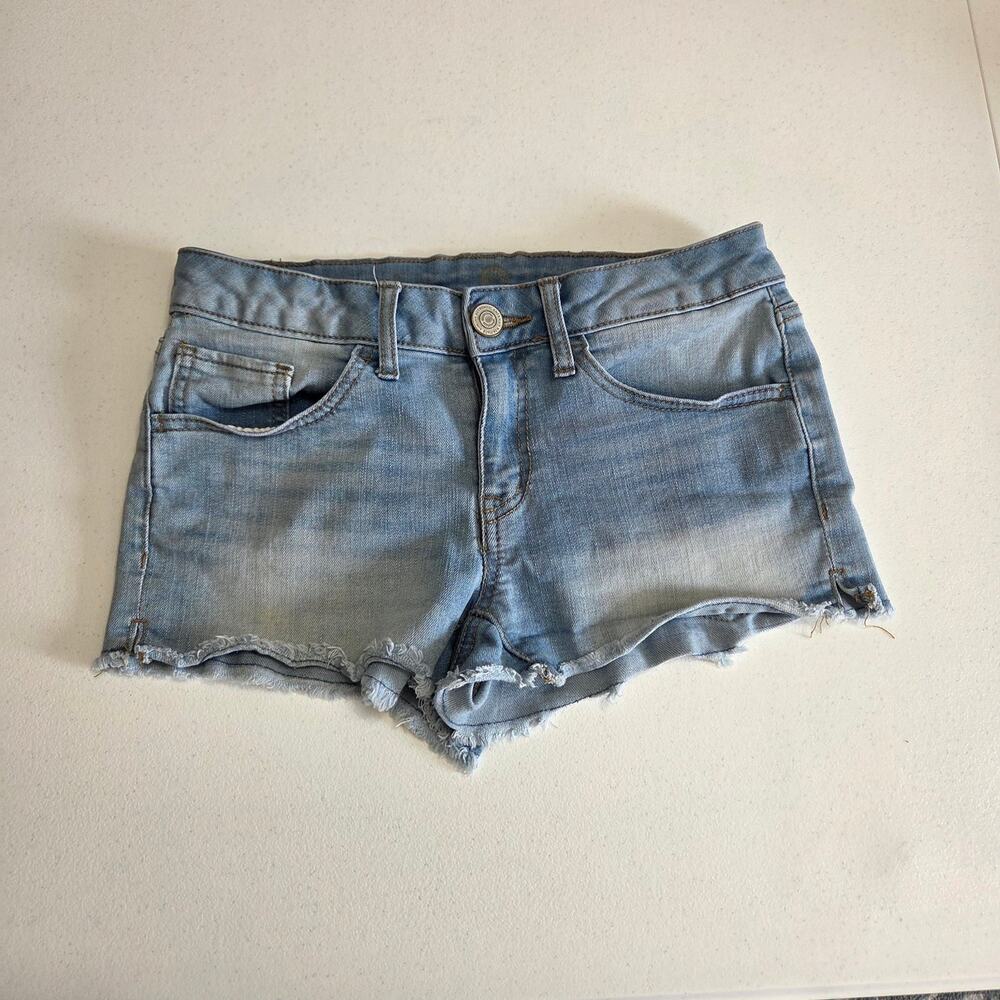 So Shortie Woman's Light Blue Cutoff Jean Shorts size 3